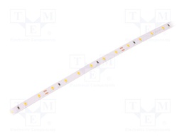 LED tape; white warm; LED/m: 60; SMD; 2835; 24V; W: 8mm; 120°; D: 2mm
