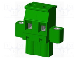 Connector: pluggable terminal block; plug; female; angled 90°