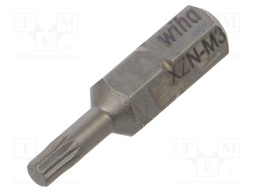 Screwdriver bit; spline (12-angles); XZN M3; Overall len: 25mm