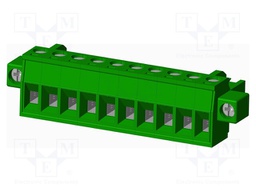 Connector: pluggable terminal block; plug; female; straight; 12A