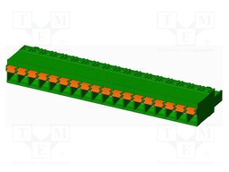 Connector: pluggable terminal block; plug; female; straight; 12A