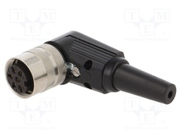 Connector: M16; female; for cable; IP40; plug; soldering; 250V; 5A