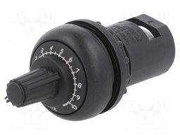 Potentiometer; 22mm; RMQ-Titan; -25÷70°C; Ø22.5mm; IP66; 47kΩ