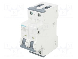 Circuit breaker; 230/400VAC; Inom: 6A; Poles: 2; DIN; Charact: B