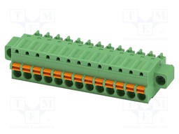 PCB connector, nominal cross section: 1.5 mm?, color: green,
