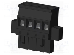 Connector: pluggable terminal block; plug; female; angled 90°