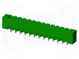 Connector: pluggable terminal block; socket; male; straight; THT