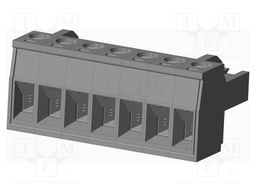 Connector: pluggable terminal block; plug; female; straight; grey