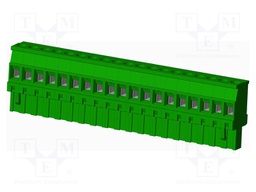 Connector: pluggable terminal block; plug; female; angled 90°