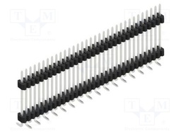 Connector: pin strips; pin header; male; PIN: 33; 1.27mm; SMT; 1x33