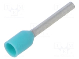 Tip: bootlace ferrule; insulated; copper; 0.34mm2; 8mm; tinned