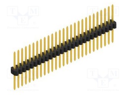 Connector: pin strips; pin header; male; PIN: 27; 1.27mm; THT; 1x27