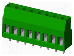 Connector: PCB terminal block; terminal; Plating: tinned; on PCBs