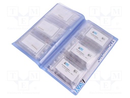 Kit: capacitors; No.of val: 22; SMD; Capacitor: tantalum