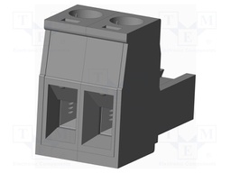Connector: pluggable terminal block; plug; female; straight; grey