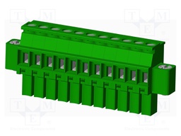 Connector: pluggable terminal block; plug; female; angled 90°