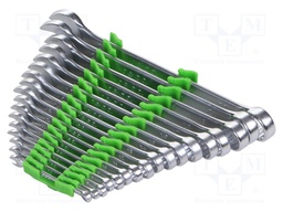 Tools set: keys; combination spanner; 17pcs.