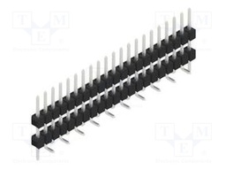 Connector: pin strips; pin header; male; PIN: 21; 2.54mm; SMT; 1x21