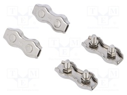 Rope clamp; Series: ER1022, ER5018, ER6022; Mat: stainless steel