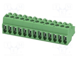 PCB connector, nominal cross section: 1.5 mm?, color: green,