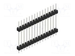 Connector: pin strips; pin header; male; PIN: 15; 2.54mm; THT; 1x15