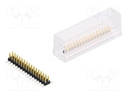 Connector: pin strips; pin header; male; PIN: 32; 2mm; SMT; 2x16