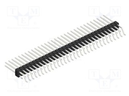Connector: pin strips; pin header; male; PIN: 62; 2.54mm; SMT; 2x31