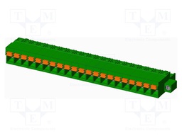 Connector: pluggable terminal block; plug; female; straight; 12A