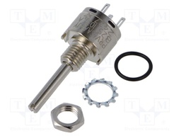 Potentiometer: shaft; single turn; 10kΩ; 1.5W; ±10%; 3mm; linear