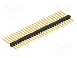 Connector: pin strips; pin header; male; PIN: 26; 2.54mm; SMT; 1x26