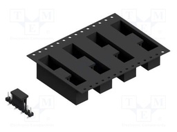 Connector: pin strips; pin header; male; PIN: 8; 2.54mm; SMT; 1x8