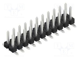 Connector: pin strips; pin header; male; PIN: 22; 2.54mm; SMT; 2x11