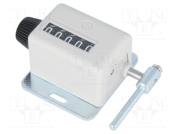 Counter: mechanical; mechanical indicator; strokes; 99999