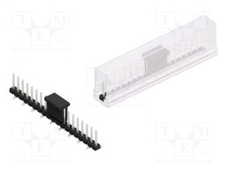 Connector: pin strips; pin header; male; PIN: 19; 2.54mm; SMT; 1x19