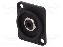 Socket; Jack 3,5mm; female; mono; soldering; Case: XLR standard