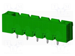 Connector: pluggable terminal block; socket; male; straight; THT