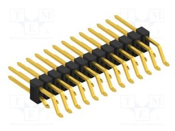 Connector: pin strips; pin header; male; PIN: 26; 2.54mm; SMT; 2x13