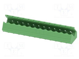 PCB headers, nominal cross section: 2.5 mm?, color: green, n