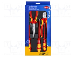 Kit: pliers, insulation screwdrivers; Pcs: 5