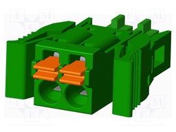 Connector: pluggable terminal block; plug; female; straight; 5.5A