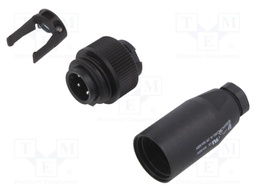 Plug; Connector: circular; 693,RD24; male; PIN: 4; unshielded; 10A