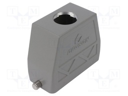 Enclosure: for HDC connectors; size D16B; for cable; for latch