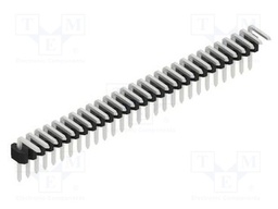 Connector: pin strips; pin header; male; PIN: 28; 1.27mm; THT; 1x28