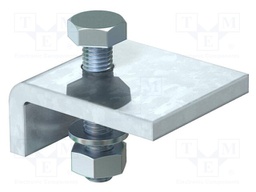 Clamp connector; Application: for steel bracket