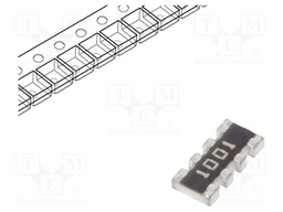 Resistor network: Y; 1kΩ; SMD; No.of resistors: 4; 62.5mW; ±1%; 50V