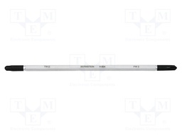 Interchangeable blade; Tri-Wing®; double-sided; FW2,TW2; 120mm