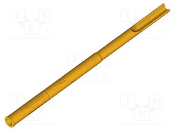 Test probe socket; Contact plating: gold-plated; KS-101; 26mm