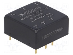 Converter: DC/DC; 10W; Uin: 9÷36V; Uout: 12VDC; Uout2: -12VDC; 1"x1"