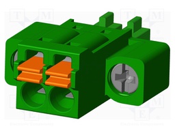 Connector: pluggable terminal block; plug; female; straight; 5.5A