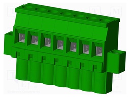 Connector: pluggable terminal block; plug; female; angled 90°